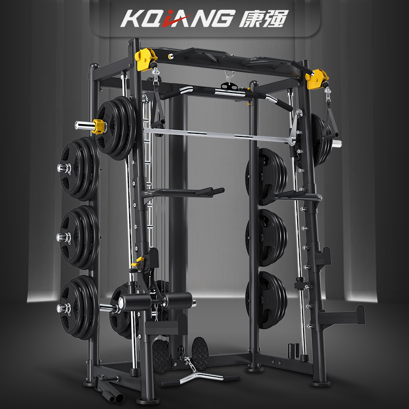 康強綜合訓(xùn)練器G309多功能飛鳥史密斯機 深蹲架龍門架 力量健身器材 309標(biāo)準(zhǔn)版套裝